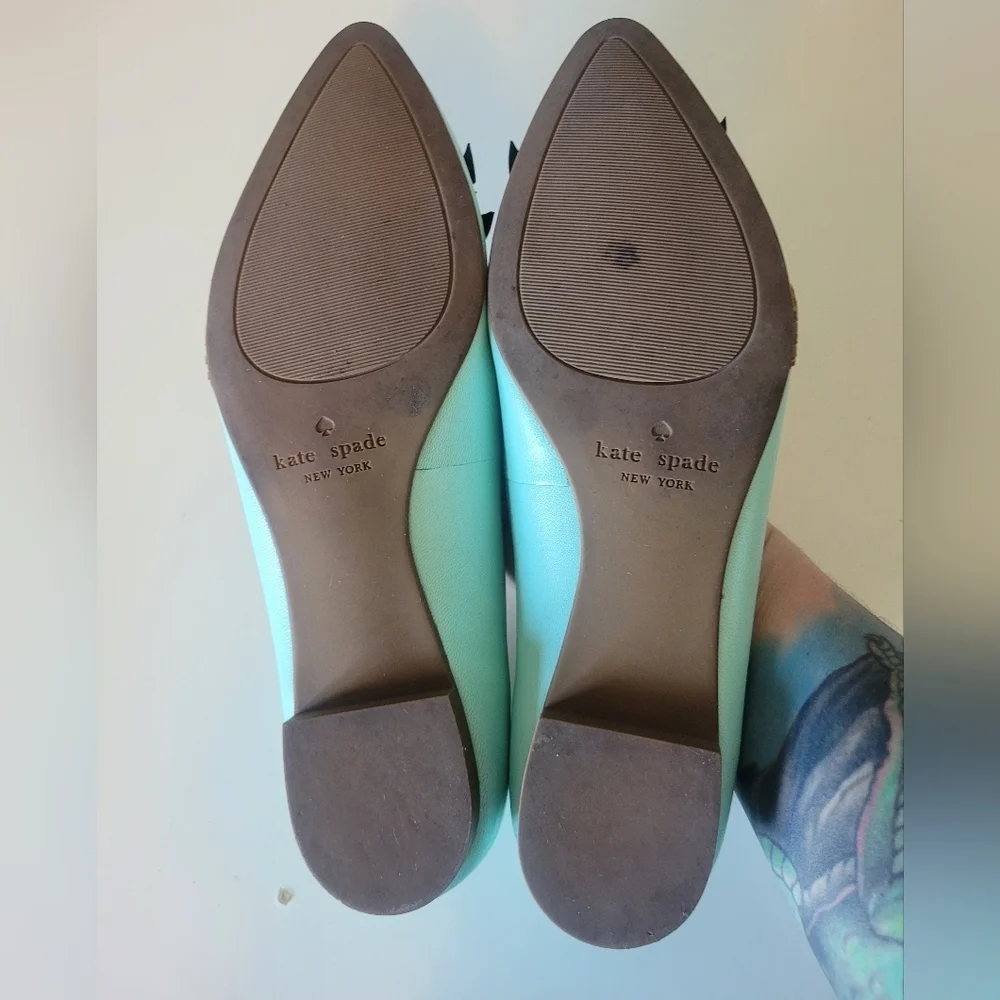 Kate Spade Evalina I Need A Vacation Flats, VGUC, Size 6.5